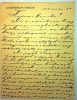 1905 letter from Grünberger Sándor to Lowenheim Leonka